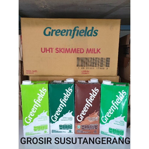 

susu uht greenfields 1000ml