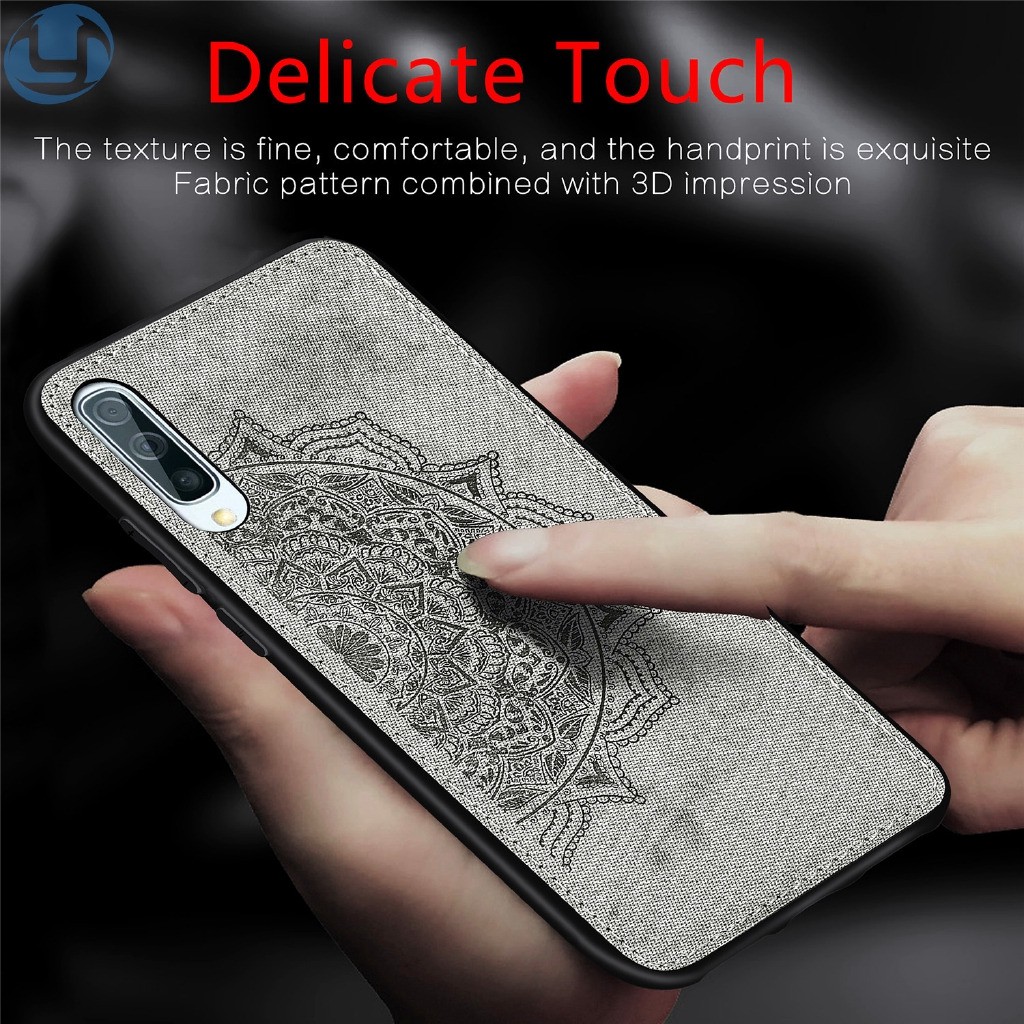 Case Samsung A80 Batik Emboidery Tpu Luxury Soft Case