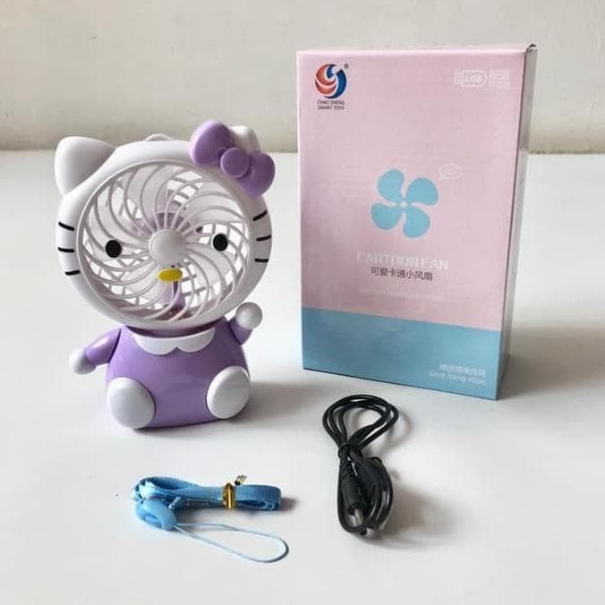 Kipas angin mini / usb / doraemon / hello kitty - 1180