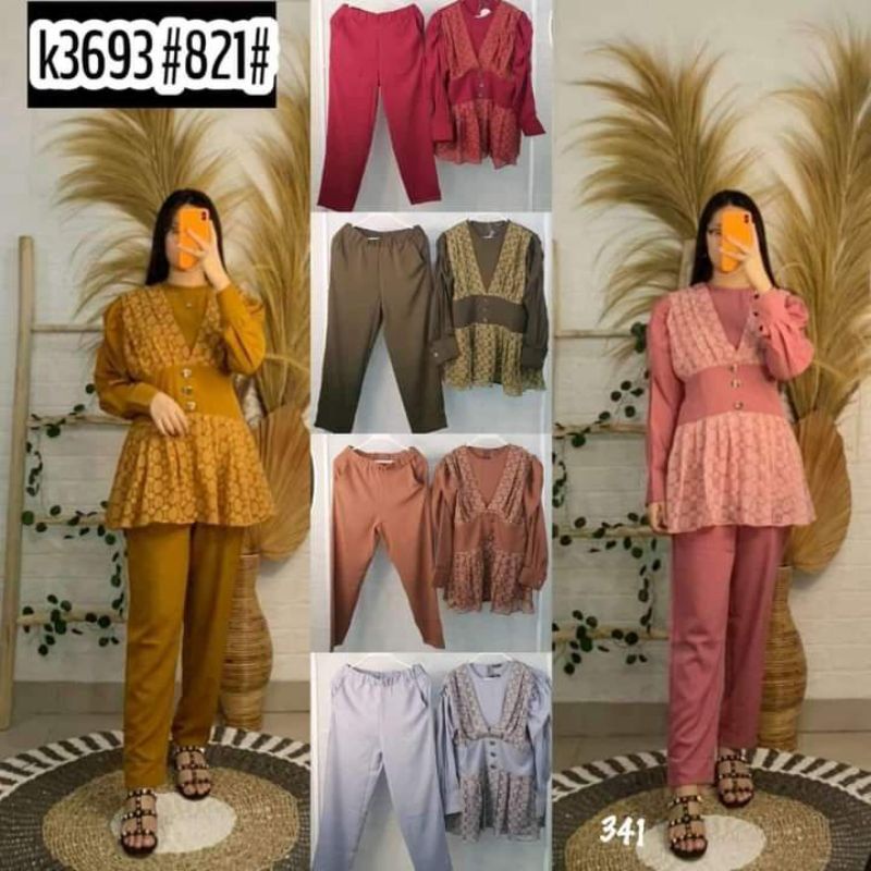 Setelan Celana Bahan Shakila Import