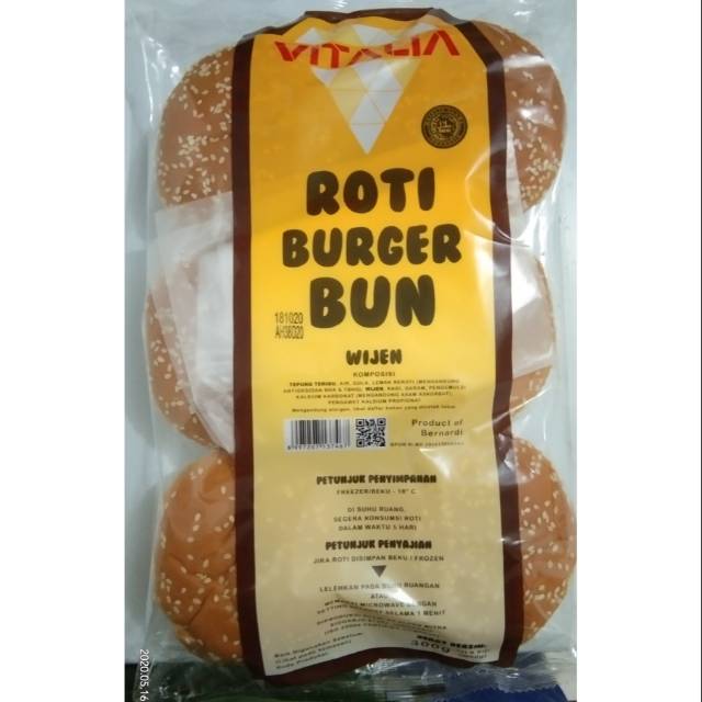 

Vitalia Roti Burger Wijen 6 pcs