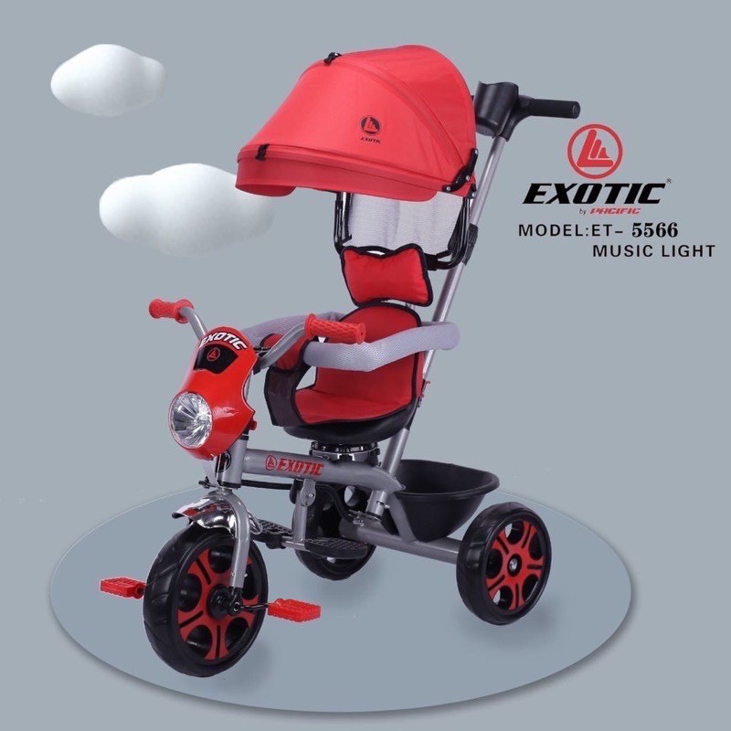 Sepeda Anak Exotic ET 5566 Tricycle Exotic