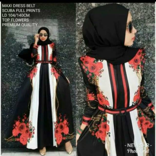 ORI SHR
Maxi Dress Belt gucci mawar