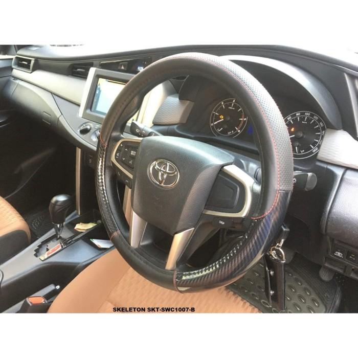 Cover Stir / Cover Setir / Sarung Stir / Sarung Setir / SARUNG STIR UNIVERSAL SKELETON SKT-SWC1007-B