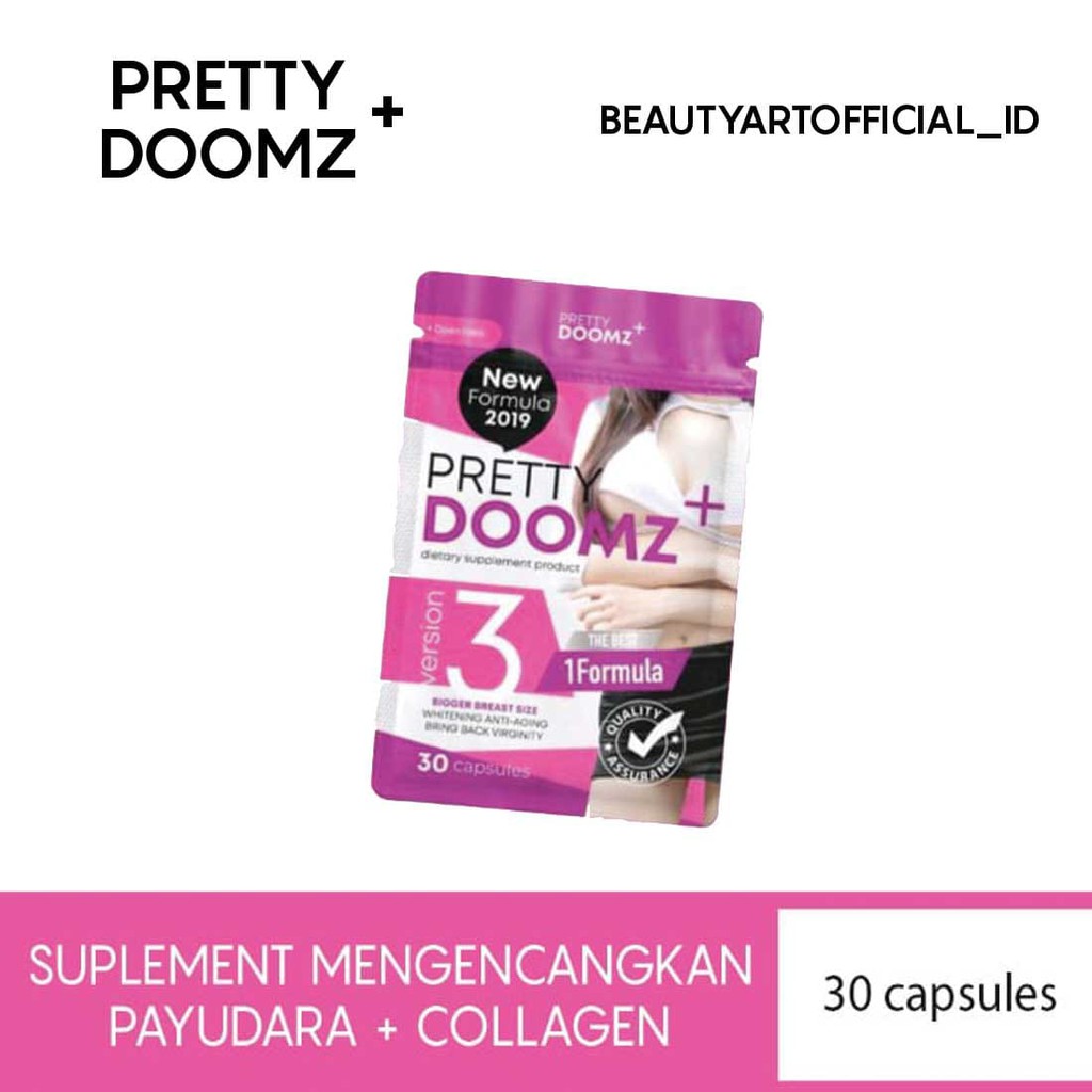 PRETTY DOOMZ PLUS PENGENCANG DAN PEMBESAR PAYUDARA DAN PERAWATAN MISS V
