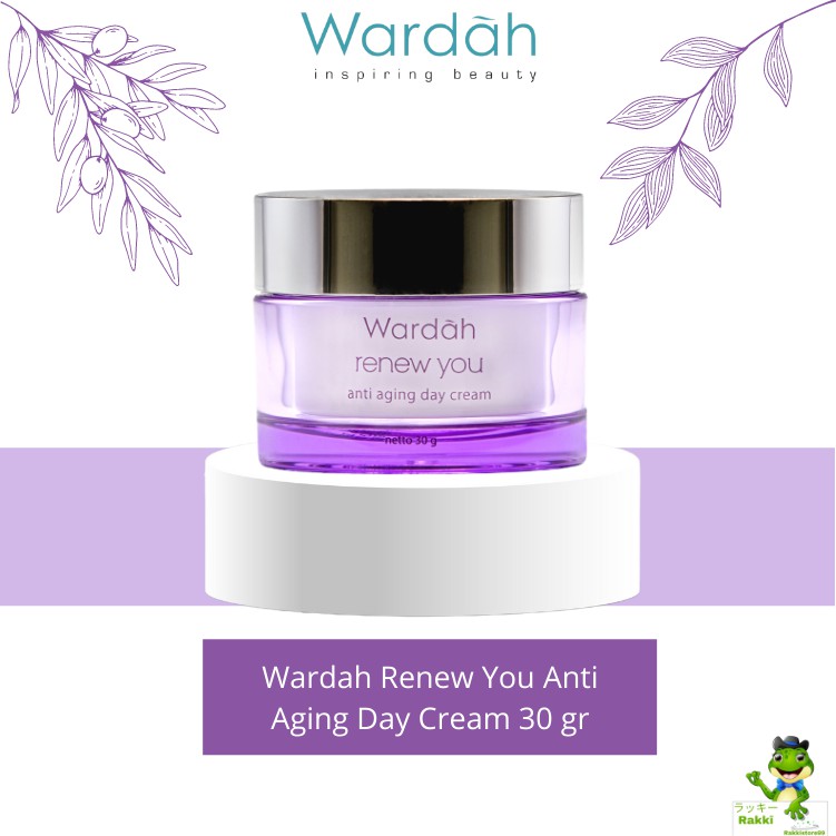 ❣️Rakkistore99❣️Wardah Renew You Anti Aging Day/Night Cream 30g (100% Original)