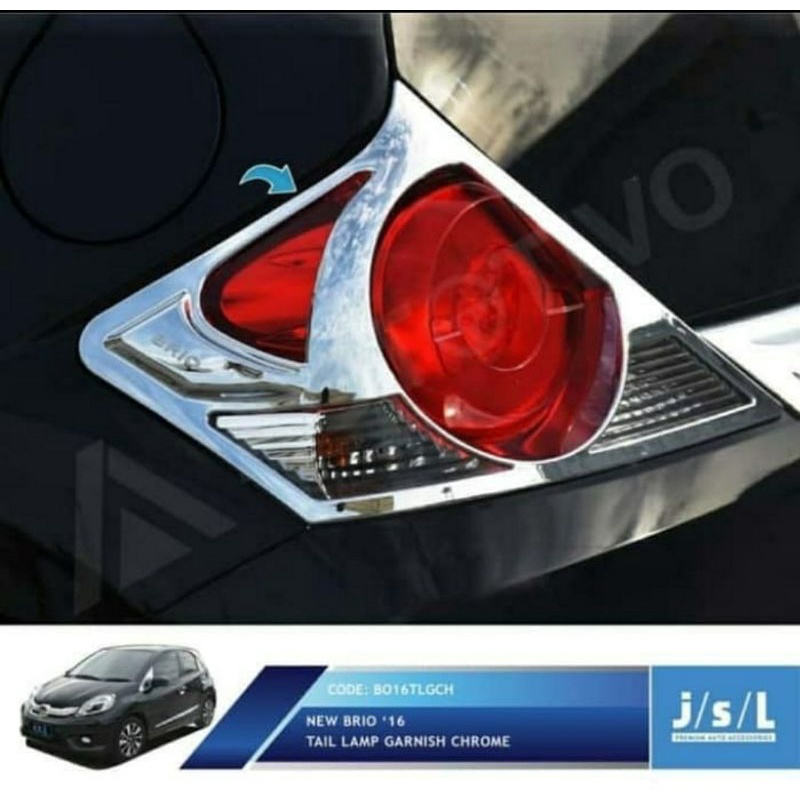 Garnish list lampu belakang Brio