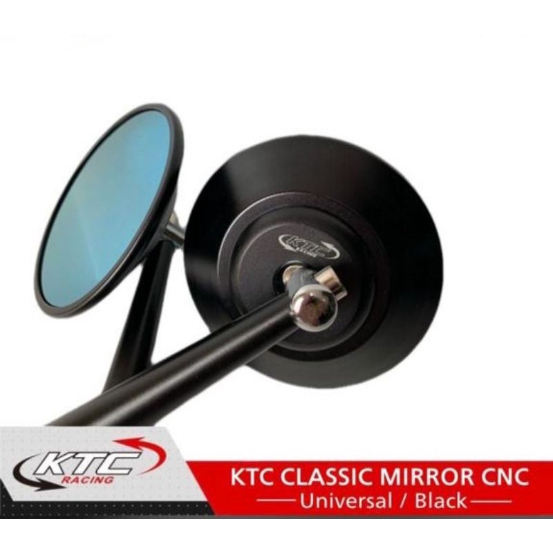 Spion Retro Vespa Clasic Bulat Jokowi KTC ORIGINAL Racing Original W175 Scoopy Universal Cafe Racer