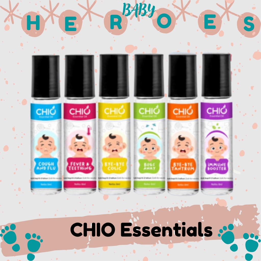 CESSA Cough and Flu Baby 0-2tahun CHIO CHIO Essentials Baby Oil Cesa Biru Minyak Bayi Chio