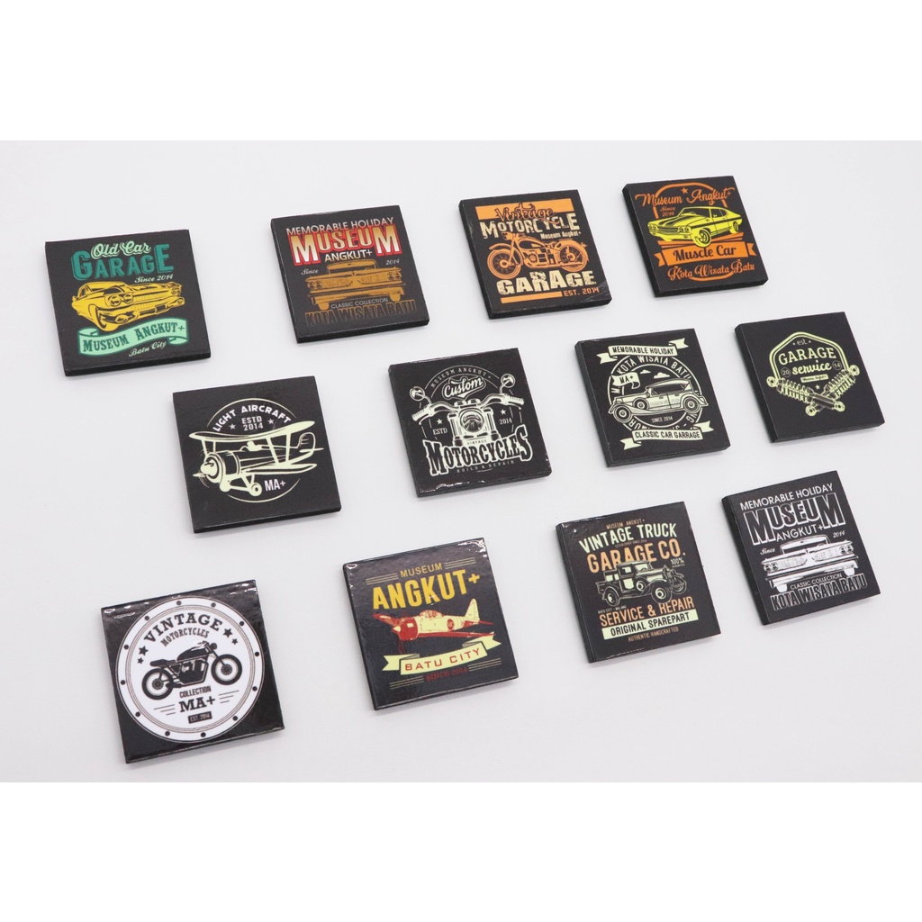 JTP Souvenir - Tempelan Kulkas Magnet Museum Angkut Hitam