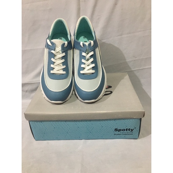 Sepatu sneakers wanita SPOTTY VANDA 01 BIRU