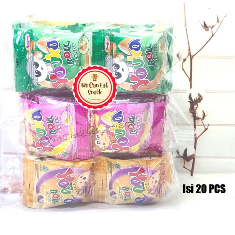 

Permen Youka Roll Candy Aneka Rasa Ranjani (1 pak isi 20)