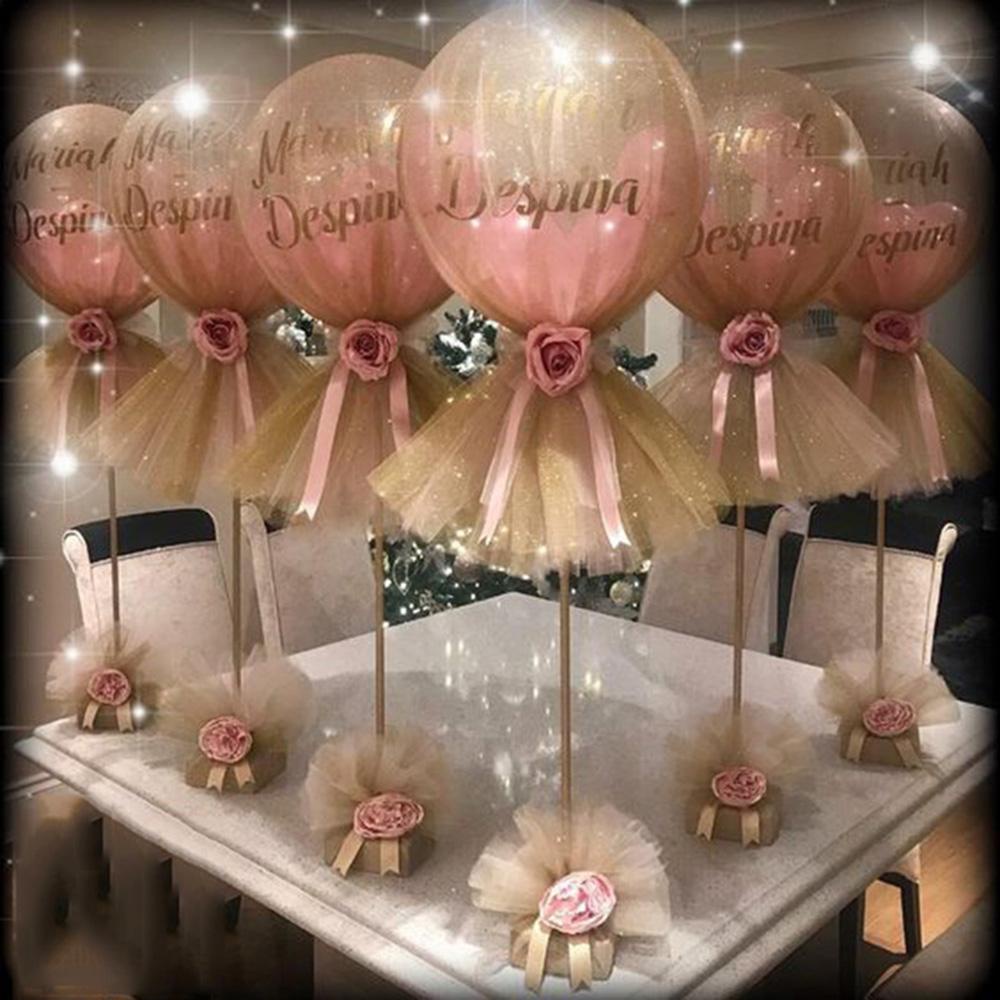 Chookyy Balon Berdiri Romantis Pernikahan Nikmat Baby Shower Perlengkapan Pesta Penopang Balon