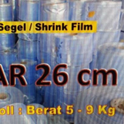 

☻ PLASTIK SEGEL 26 CM x 25 M ( Shrink Film ) ♧