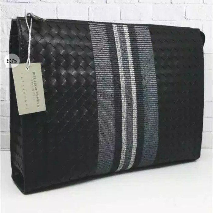 Clutch bottega strip unisex