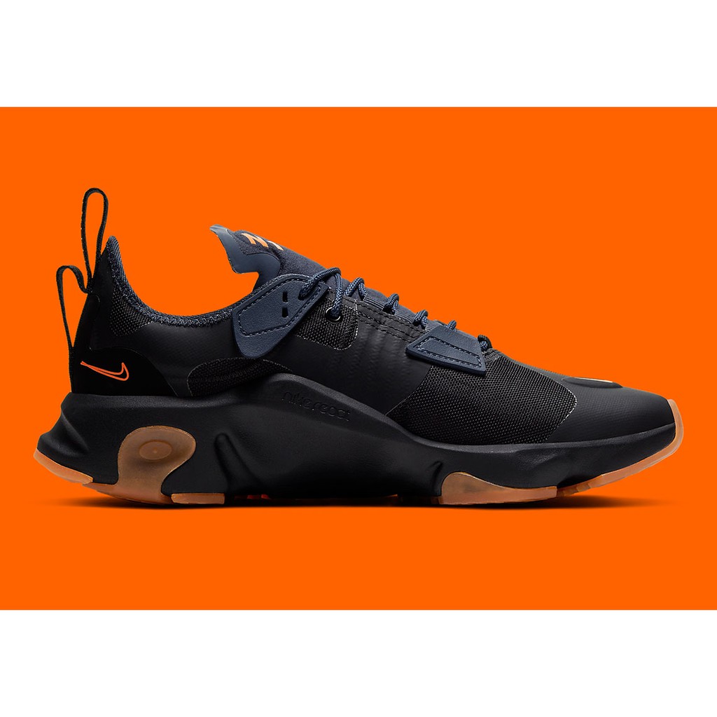 black and grey nike react