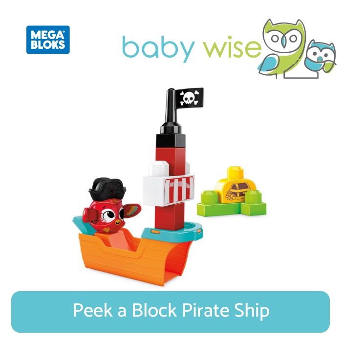 Mega Bloks Peek a Block Pirate Ship
