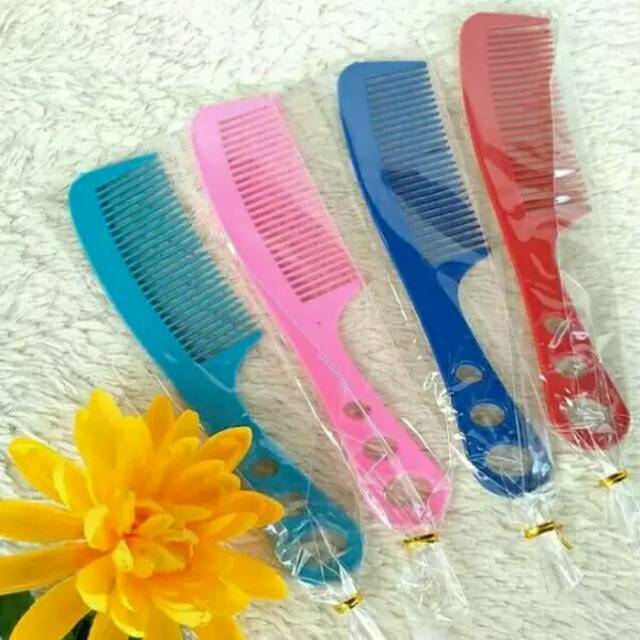 [100 pcs] ORI Sisir Besar Tebal (P 21cm) Dikemas Plastik Souvenir Pernikahan