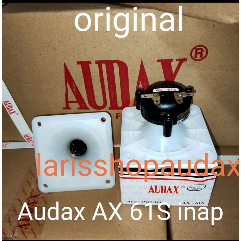 AUDAX AX 61S WHITE PUTIH ASLI TWEETER WALET