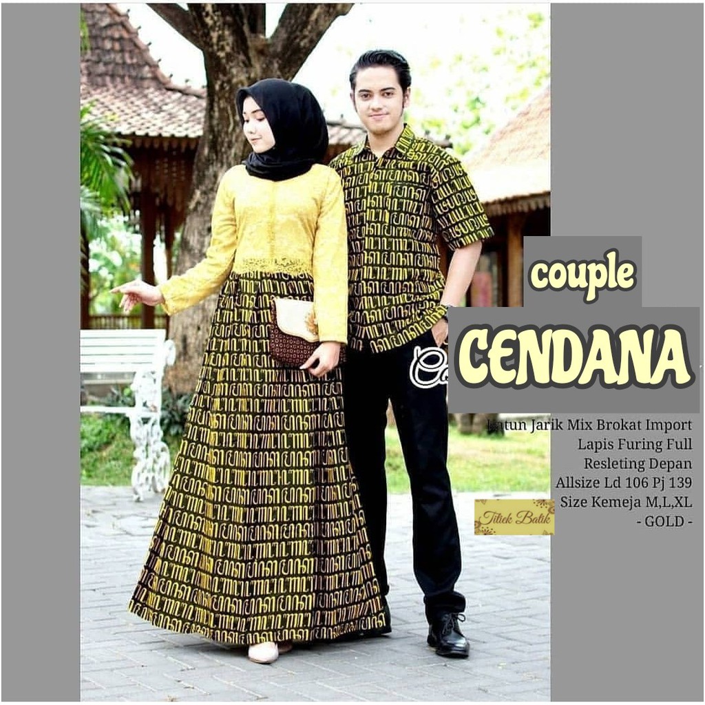 Diajeng Batik - Couple Sarimbit Brokat Cendana
