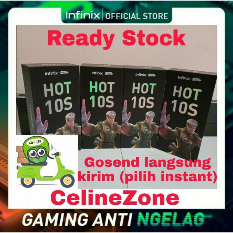 HP Infinix Hot 10s 6/128 Ram 6 GB 128GB Garansi Resmi HP Gaming Legendary