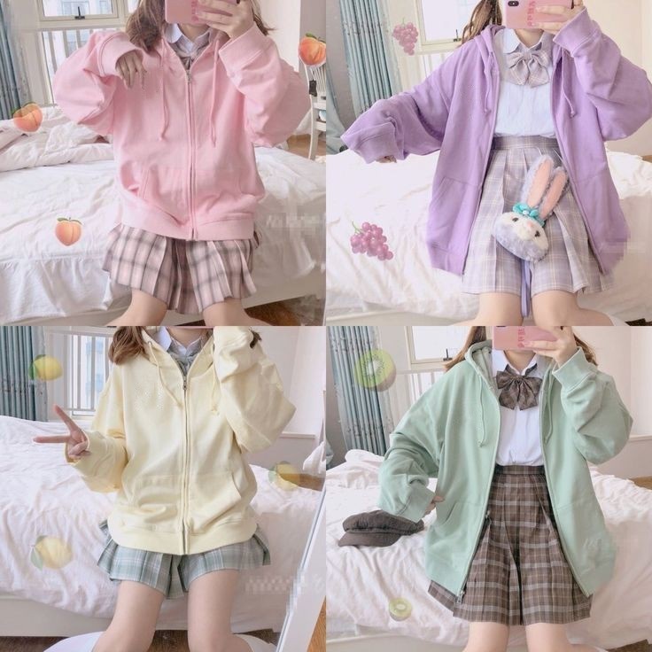 【AiVii】KAWAII BASIC JK ZIPPER JAKET