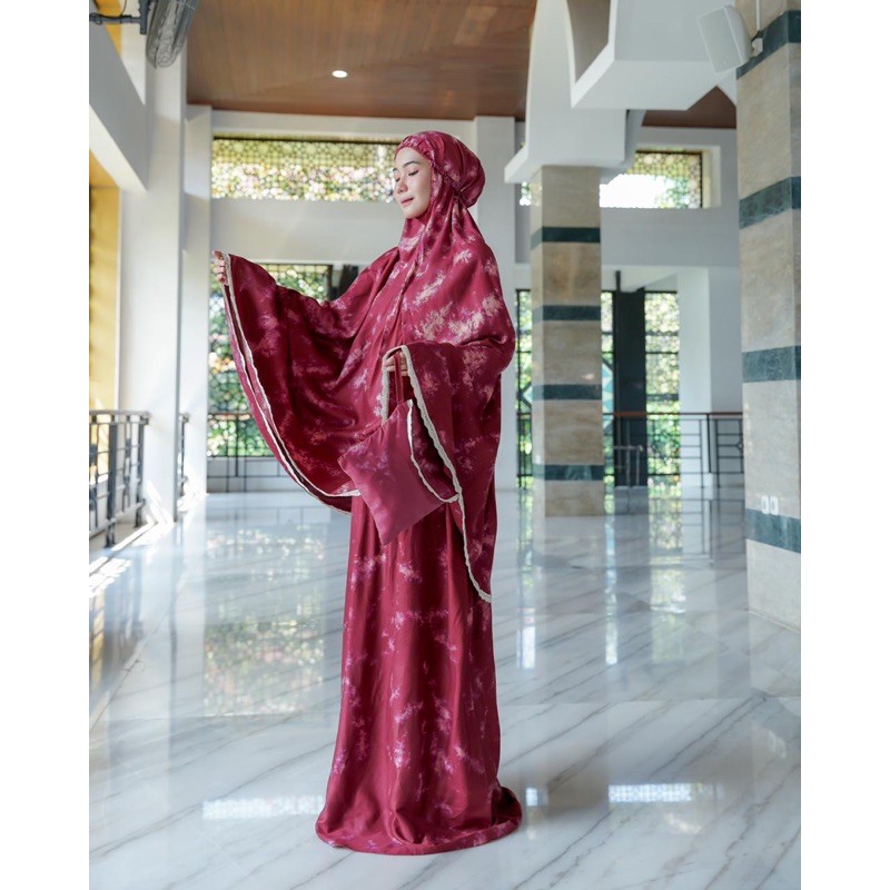 Mukena Dewasa Rayon Katun Renda