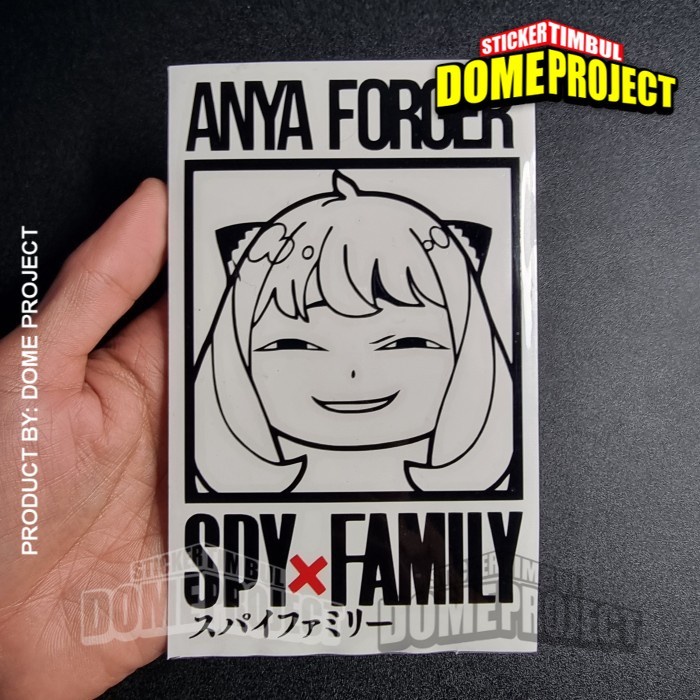 STIKER ANIME CUTTING ANYA SPY X FAMILY AKSESORIS BODY MOTOR STICKER AESTHETIC DEKORASI OTOMOTIF