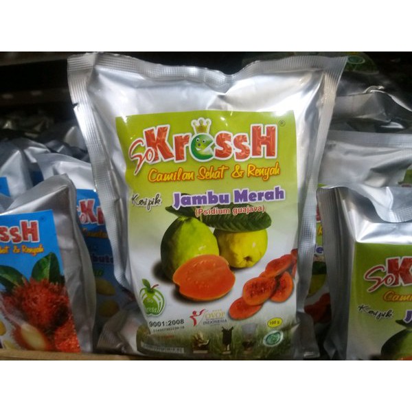 

keripik Buah SO Kressh Jambu Merah