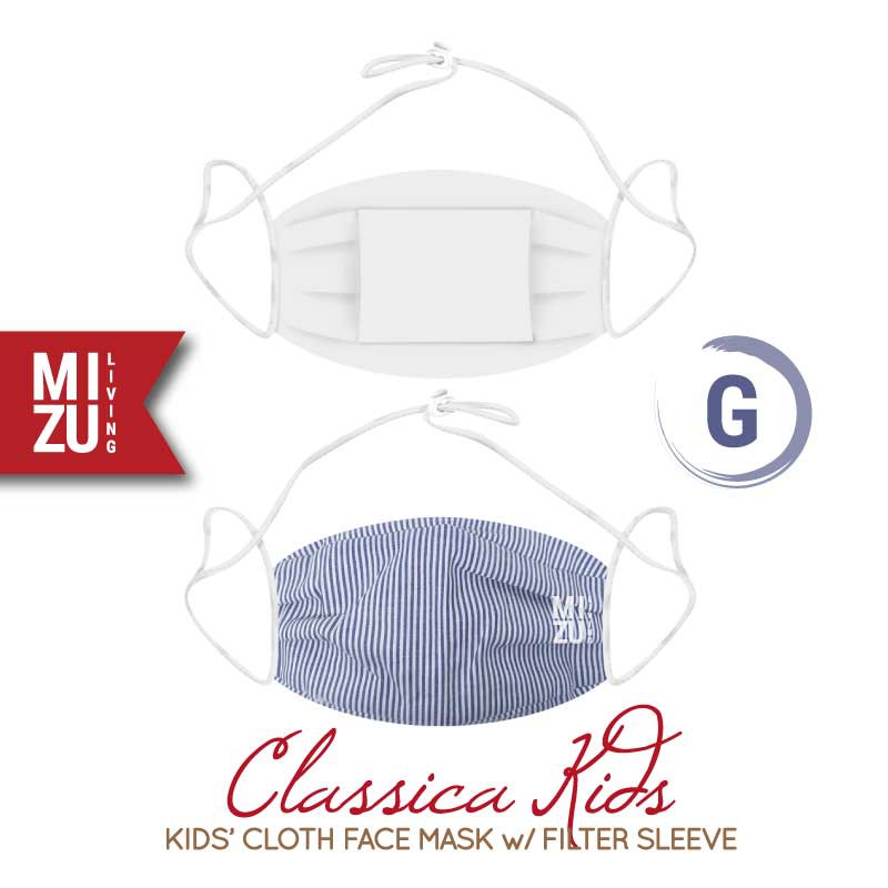 [SALE] MIZU CLASSICA KIDS Cloth Face Mask Masker Anak Kain Corak 3 Ply Sarung Filter NON-MEDIS-G