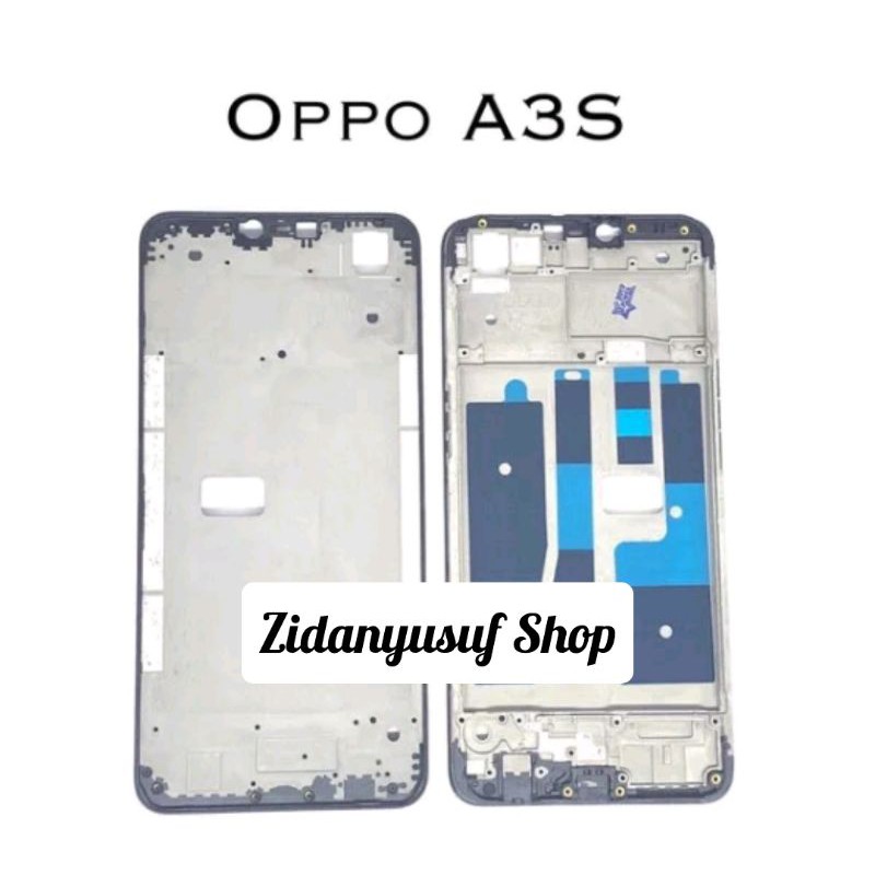 FRAME TULANG TENGAH TATAKAN DUDUKAN LCD OPPO A3S CPH1803 ORIGINAL