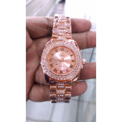 JAM TANGAN WANITA MIRETE ORIGINAL MOTIF PERMATA