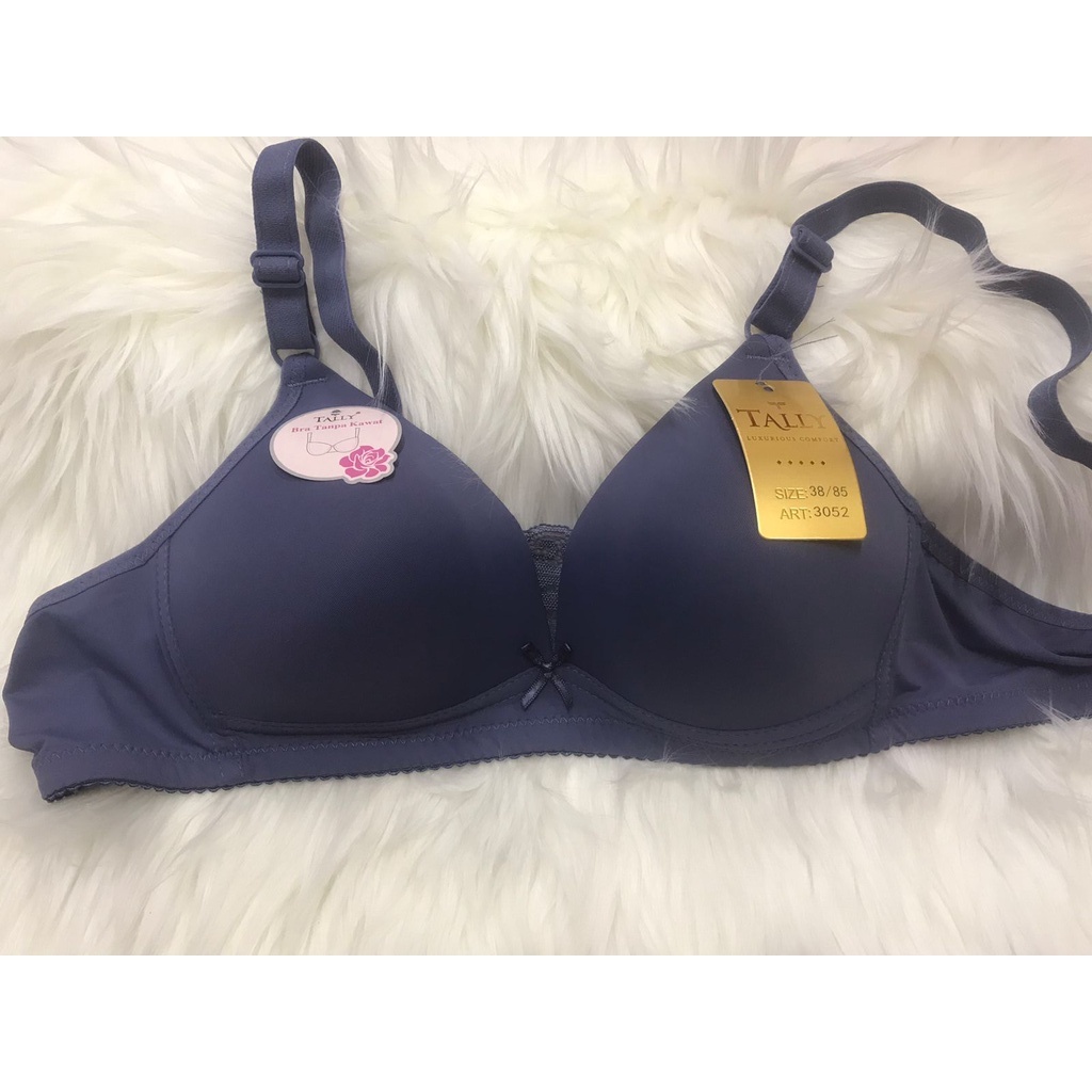 TALLY BRA BH 3052 | BUSA TIPIS | TANPA KAWAT | CUP B | SIZE 34 - 40 - KAIT 2