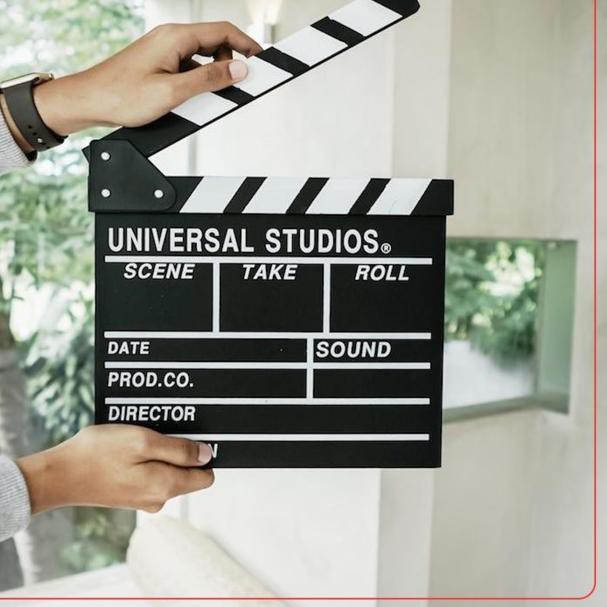 

➹ Otangale| clapper board properti foto papan sutradara hiasan film unik ☉