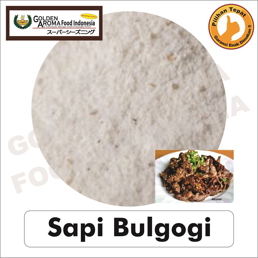 

Bubuk Tabur Instan Rasa Sapi Bulgogi Korea 100 gram Bumbu Masak Serbaguna Korean Beef Seasoning Powder 100gr Enak Murah Halal Penyedap Rempah Spices Masakan Bahan siap pakai