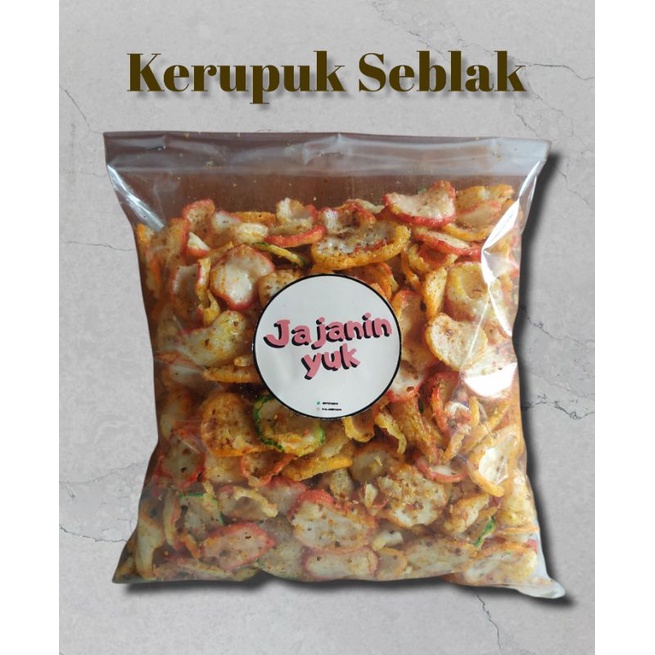 

Kerupuk Seblak / Kerupuk Seblak Pedes / Kerupuk Seblak Batet 250gr