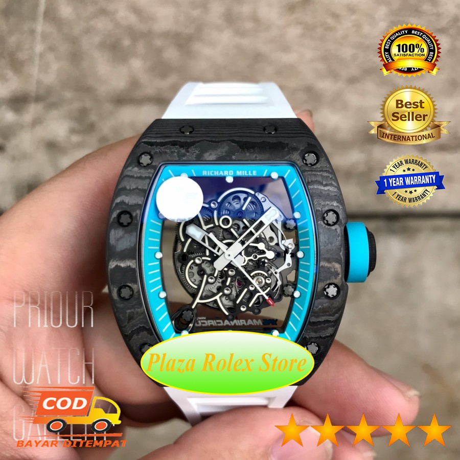 Mega Sale Jam Tangan RM055 RM 055 "Yas Marina Circuit" Rea NTPT Swiss Eta 904L 1:1 warranty 1 Year