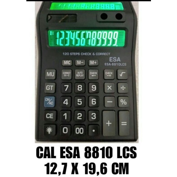 

Kalkulator Esa Dua Layar LED 8810 LCS