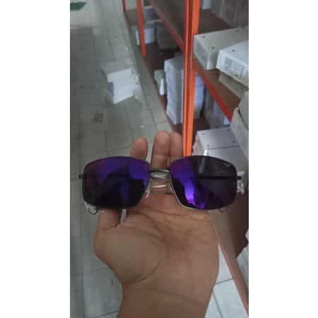 kacamata lensa pelangi biru , terlaris kacamata cowok