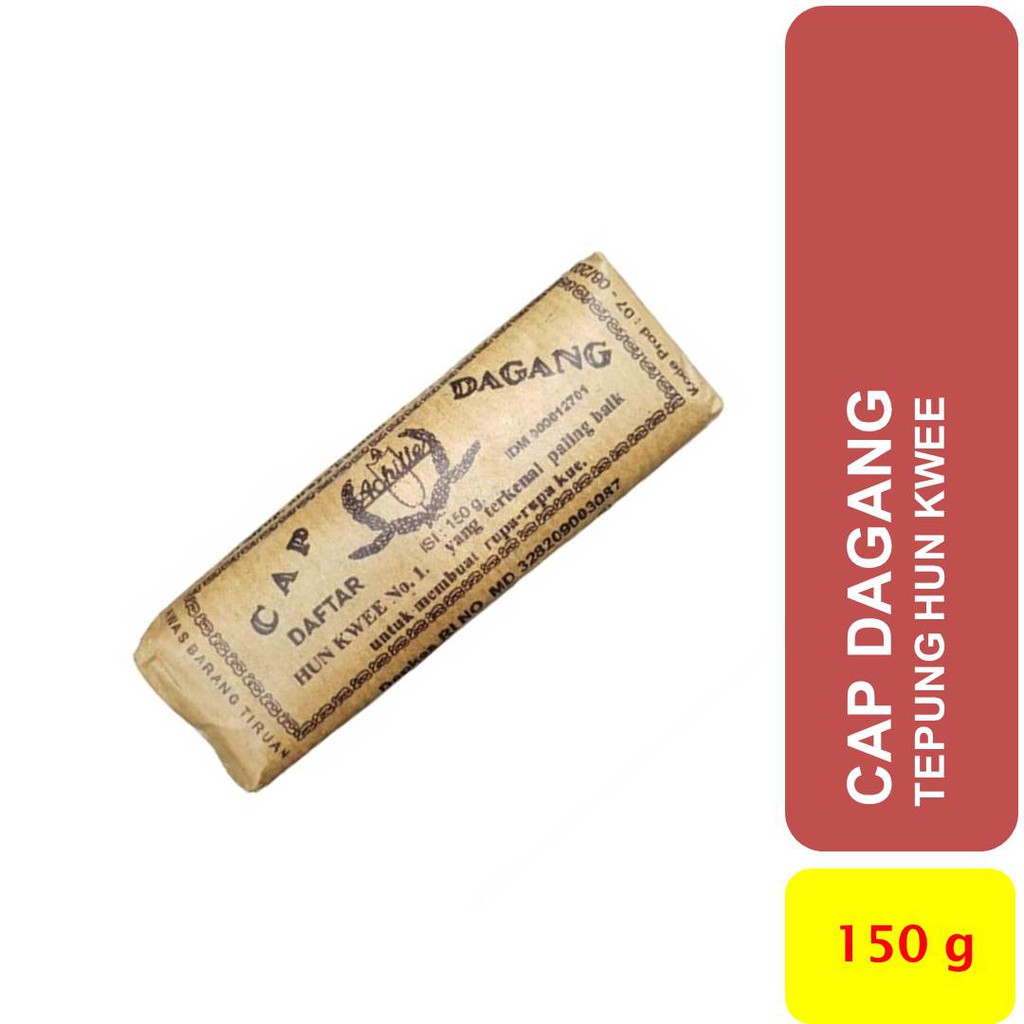 

CAP DAGANG Tepung Hun Kwee kemasan 150 gram
