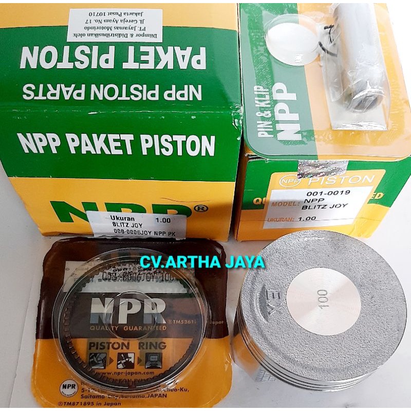 PISTON KIT NPP KAWASAKI BLITZ JOY ( STD / 050 / 100 / 150 / 200 ) ( 56 / 56,5 / 57 / 57,5 / 58 ) (008-0006JOY-NPP)-4