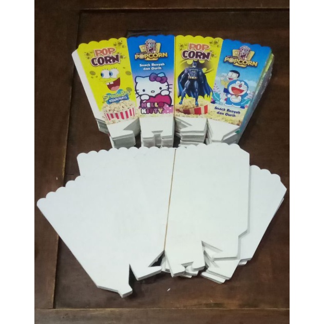 

KOTAK POPCORN,KERTAS POPCORN 12X6