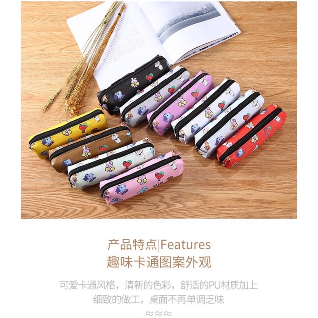 

NOOGAA - TEMPAT PENSIL KARAKTER BTS K10 BAHAN ANTI AIR