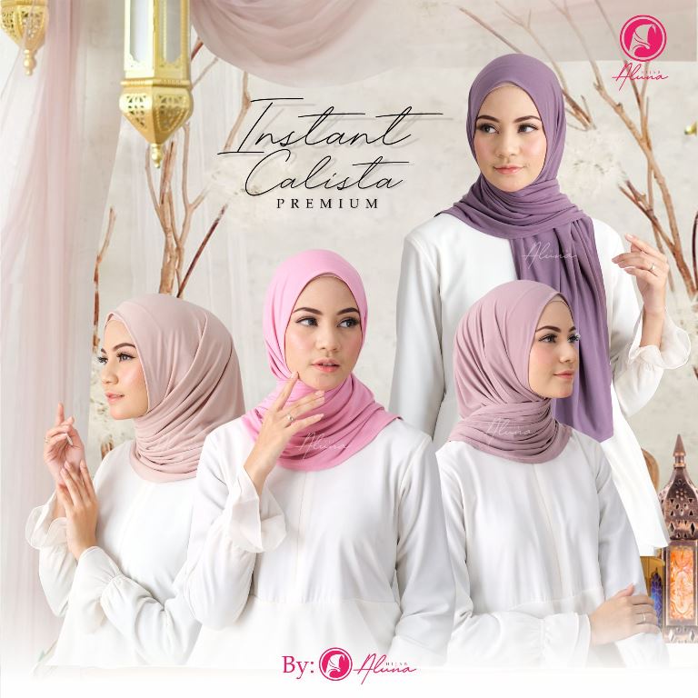 Instant Calista By Hijab Aluna Official | Jilbab | Hijab | Hijab Instan | Jilbab Instan | Jersey Stella-2