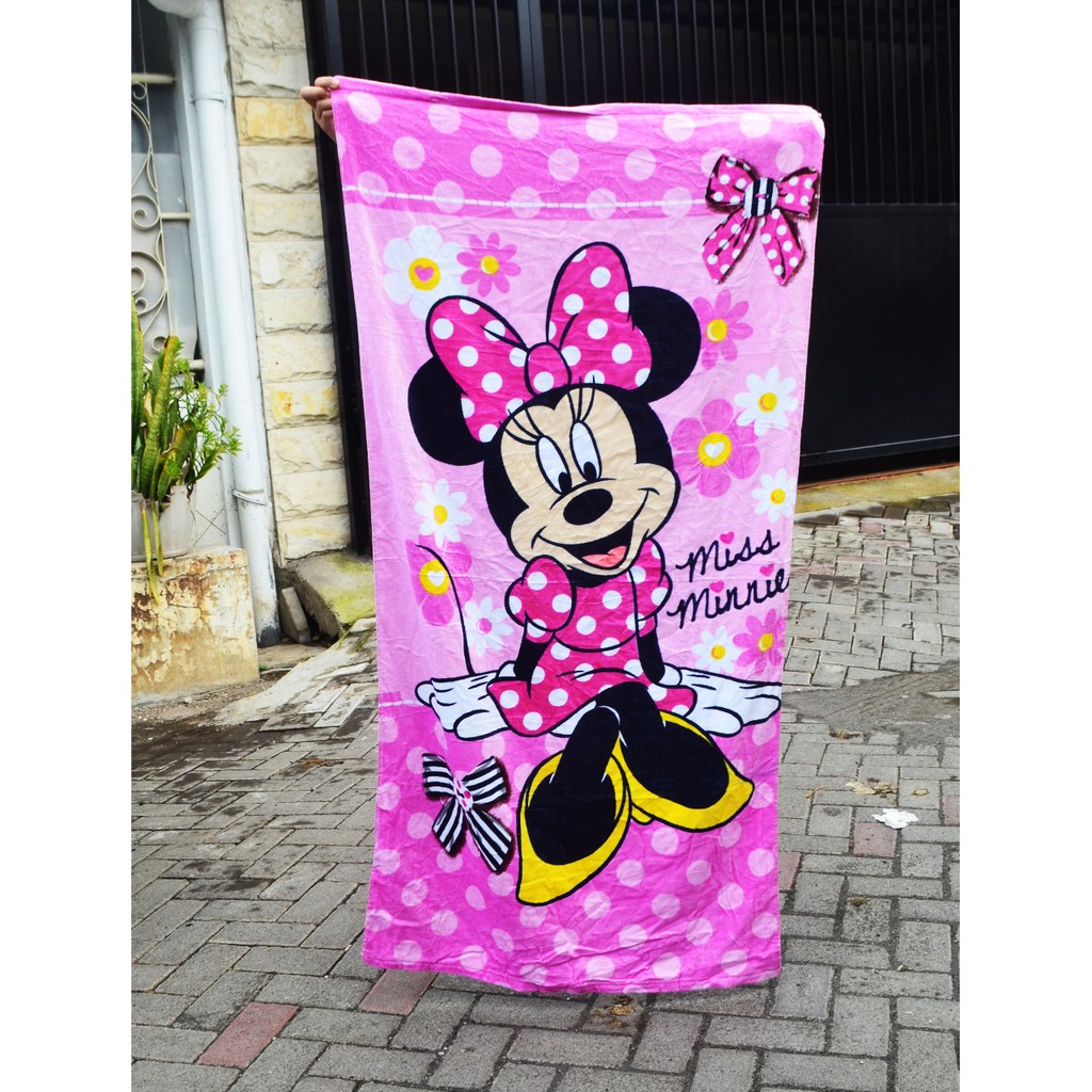 HANDUK  / HANDUK KARAKTER / HANDUK MICKEY MOUSE MINION MINNIE MOUSE FROZEN