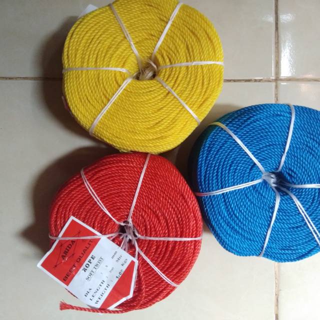 

Tali Tambang Nylon/Tali Plastik/Tali Nelayan per Roll Arida 3mm