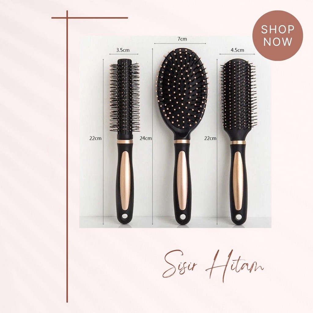 SISIR RAMBUT SISIR ANTI KUSUT SISIR PIJAT ANTI STATIS SISIR DETANGLER AIRBAG COMB DENGAN BANTALAN UDARA HAIR COMB MASSAGE COMB