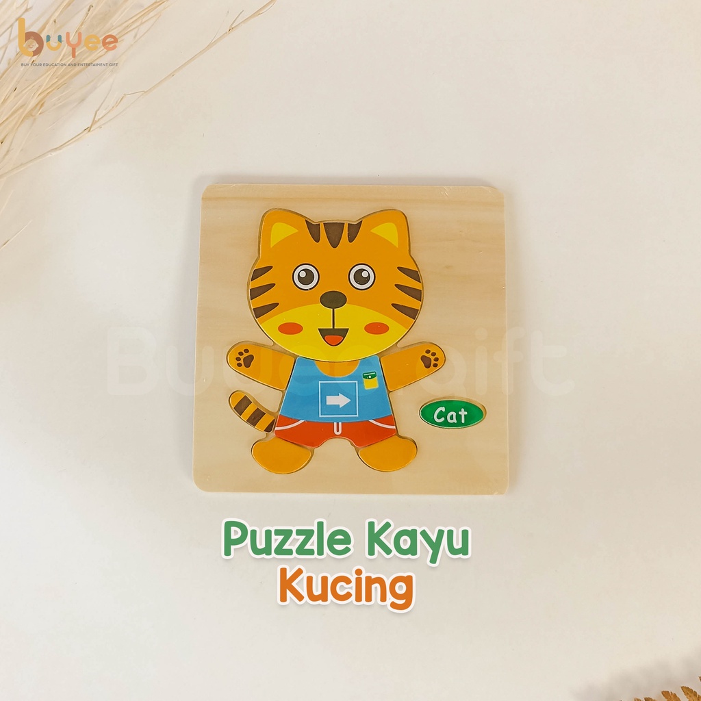 BUYEE GIFT | Puzzle Kayu / Puzzle Anak / Mainan Edukasi Anak / Puzzle cartoon