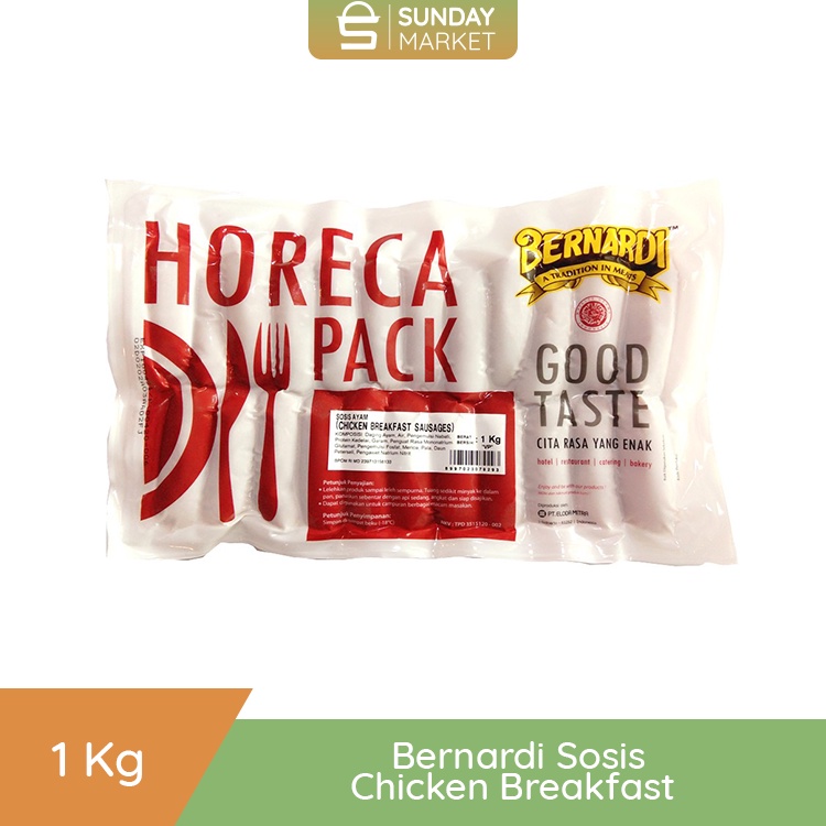 

Bernardi Sosis Chicken VP 1kg .