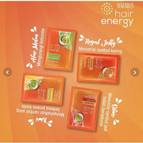 Makarizo Hair Energy Creambath 30g & 60g